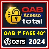 Curso OAB 1ª Fase 40 (Acesso Total) Cers 2023 - Rateios de Cursos