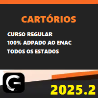 CARTÓRIOS (REGULAR) + ENAC RETA FINAL (EXAME NACIONAL DE CARTÓRIOS) G7 JURÍDICO 2025.2