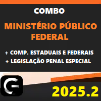 COMBO MPF (MINISTÉRIO PÚBLICO FEDERAL + COMPLEMENTARES FEDERAIS E ESTADUAIS + LPE) G7 JURÍDICO 2025.2
