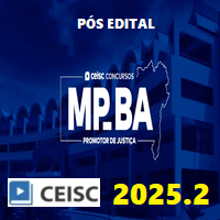 MP BA (PROMOTOR DE JUSTIÇA DA BAHIA - INTENSIVO) PÓS EDITAL 2025.2