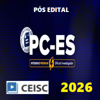 PC ES (OFICIAL INVESTIGADOR DO ESPÍRITO SANTO – INTENSIVO PREMIUM) PÓS EDITAL 2026