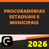 PGE E PGM (PROCURADORIAS ESTADUAIS E MUNICIPAIS) G7 JURÍDICO 2026