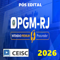 PGM RJ (PROCURADOR MUNICIPAL DO RIO DE JANEIRO - INTENSIVO) PÓS EDITAL 2026