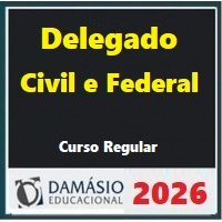 DPC E DPF (DELEGADO CIVIL E FEDERAL) REGULAR – DAMÁSIO 2026