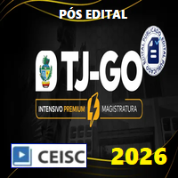 TJ GO INTENSIVO PREMIUM (MAGISTRATURA ESTADUAL DE GOIÁS – JUIZ DE DIREITO) PÓS EDITAL 2026