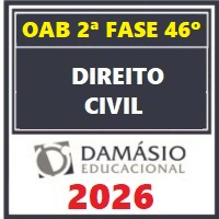OAB 2ª FASE 46º EXAME – REPESCAGEM + REGULAR (DIREITO CIVIL) DAMÁSIO 2026