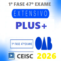 OAB 1ª FASE 47º EXAME (EXTENSIVO PLUS+) 2026