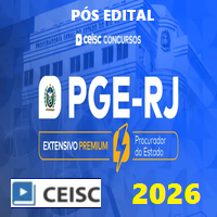 PGE RJ – EXTENSIVO PREMIUM (PROCURADOR DO ESTADO DO RIO DE JANEIRO) PÓS EDITAL 2026