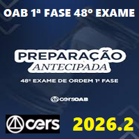 OAB 1ª FASE 48º EXAME (PREPARAÇÃO ANTECIPADA) 2026.2